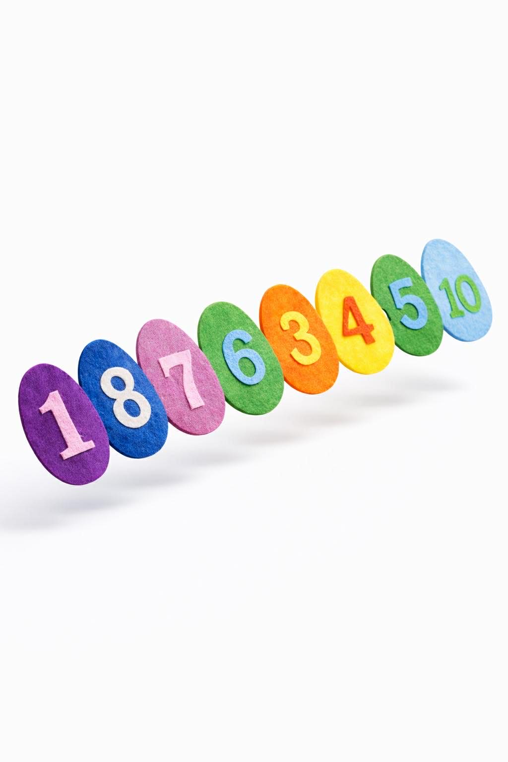 Εκπαιδευτικά αυγά με αριθμούς 1–10